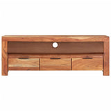 NNEVL TV Cabinet 110x30x40 cm Solid Wood Acacia