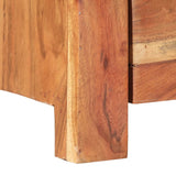 NNEVL TV Cabinet 110x30x40 cm Solid Wood Acacia