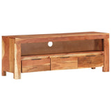 NNEVL TV Cabinet 110x30x40 cm Solid Wood Acacia
