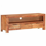 NNEVL TV Cabinet 110x30x40 cm Solid Wood Acacia