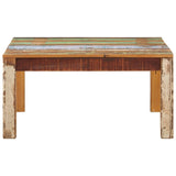 NNEVL Coffee Table 80x80x40 cm Solid Wood Reclaimed