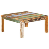 NNEVL Coffee Table 80x80x40 cm Solid Wood Reclaimed