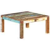 NNEVL Coffee Table 80x80x40 cm Solid Wood Reclaimed