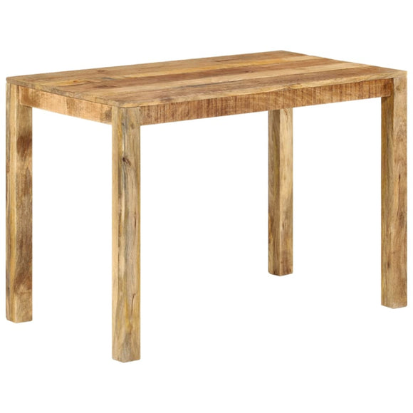 NNEVL Dining Table 110x60x76 cm Rough Mango Wood