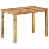 NNEVL Dining Table 110x60x76 cm Rough Mango Wood