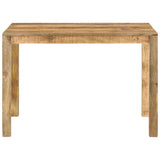 NNEVL Dining Table 110x60x76 cm Rough Mango Wood