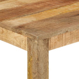 NNEVL Dining Table 110x60x76 cm Rough Mango Wood