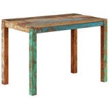 NNEVL Dining Table 110x60x76 cm Solid Reclaimed Wood