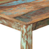 NNEVL Dining Table 110x60x76 cm Solid Reclaimed Wood