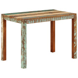 NNEVL Dining Table 110x60x76 cm Solid Reclaimed Wood