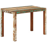 NNEVL Dining Table 110x60x76 cm Solid Reclaimed Wood