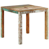 NNEVL Dining Table 82x80x76 cm Solid Reclaimed Wood