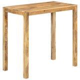 NNEVL Bar Table 112x60x108 cm Rough Mango Wood