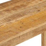NNEVL Console Table 110x35x76 cm Rough Mango Wood