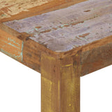 NNEVL Coffee Table 60x60x35 cm Solid Reclaimed Wood