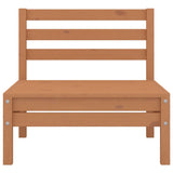 NNEVL 3 Piece Garden Lounge Set Honey Brown Solid Wood Pine