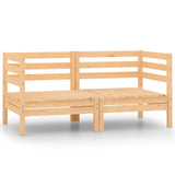 NNEVL Garden 2-Seater Sofa Solid Wood Pine