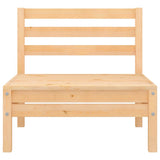 NNEVL 4 Piece Garden Lounge Set Solid Pinewood