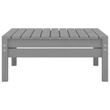 NNEVL 8 Piece Garden Lounge Set Grey Solid Pinewood