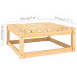 NNEVL 9 Piece Garden Lounge Set with Cushions Solid Pinewood