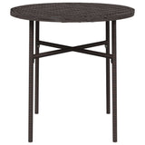 NNEVL Tea Table Brown 45 cm Poly Rattan