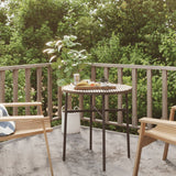 NNEVL Tea Table Brown 45 cm Poly Rattan