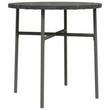 NNEVL Tea Table Grey 45 cm Poly Rattan