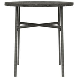 NNEVL Tea Table Grey 45 cm Poly Rattan