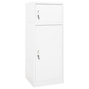 NNEVL Saddle Cabinet White 53x53x140 cm Steel