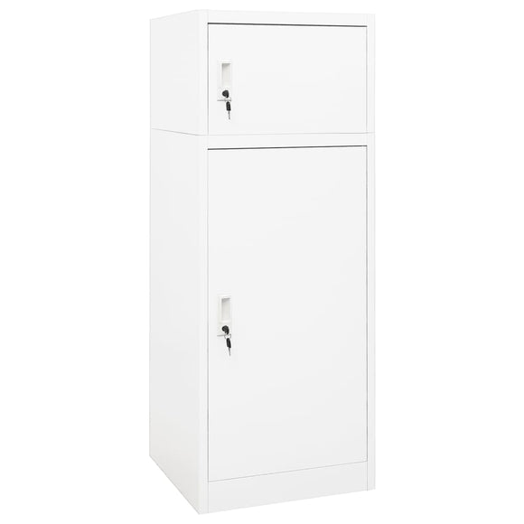 NNEVL Saddle Cabinet White 53x53x140 cm Steel