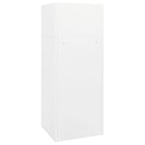 NNEVL Saddle Cabinet White 53x53x140 cm Steel