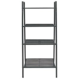 NNEVL Ladder Bookcase 4 Tiers Metal Anthracite