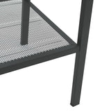 NNEVL Ladder Bookcase 4 Tiers Metal Anthracite