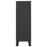 NNEVL Industrial Wardrobe Anthracite 67x35x107 cm Steel