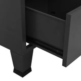 NNEVL Industrial Wardrobe Anthracite 67x35x107 cm Steel