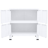 NNEVL Industrial Filing Cabinet White 75x40x80 cm Steel