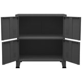 NNEVL Industrial Filing Cabinet Anthracite 75x40x80 cm Steel