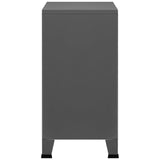 NNEVL Industrial Filing Cabinet Anthracite 75x40x80 cm Steel