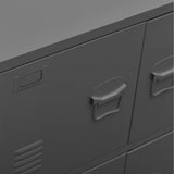 NNEVL Industrial Filing Cabinet Anthracite 75x40x80 cm Steel