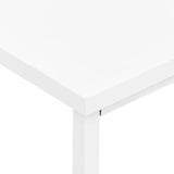 NNEVL Industrial Desk with Drawers White 105x52x75 cm Steel