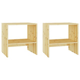NNEVL Bedside Cabinets 2 pcs 40x30.5x40 cm Solid firwood