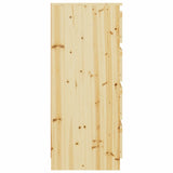 NNEVL Side Cabinet 60x36x84 cm Solid Firwood