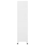 NNEVL Locker Cabinet Light Grey 90x40x180 cm Steel