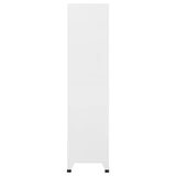 NNEVL Locker Cabinet Light Grey and Dark Grey 90x40x180 cm Steel