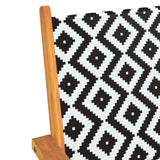 NNEVL 5 Piece Garden Dining Set Solid Wood Acacia