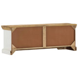 NNEVL TV Cabinet 110x30x40 cm Solid Wood Mango