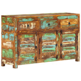 NNEVL Sideboard 110x30x65 cm Solid Wood Reclaimed
