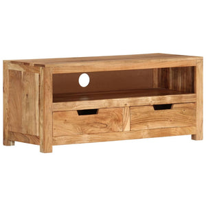 NNEVL TV Cabinet 88x35x40 cm Solid Wood Acacia