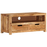 NNEVL TV Cabinet 88x35x40 cm Solid Wood Acacia