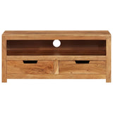 NNEVL TV Cabinet 88x35x40 cm Solid Wood Acacia